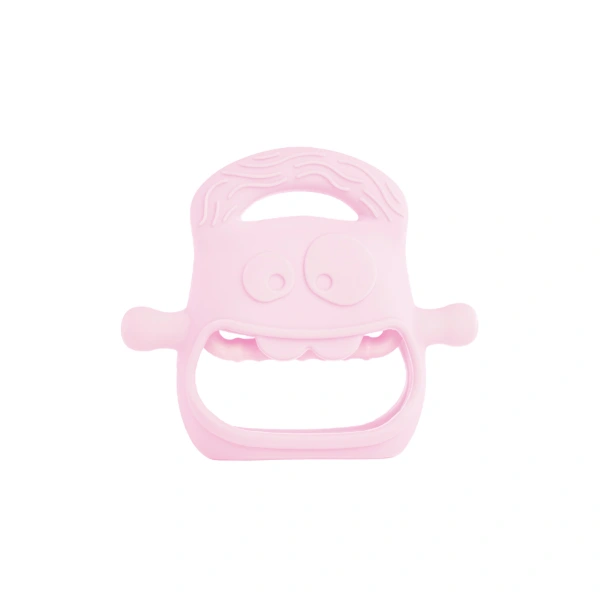 Pembe Bebek Silikon Diş Kaşıyıcı ( Lisinya )