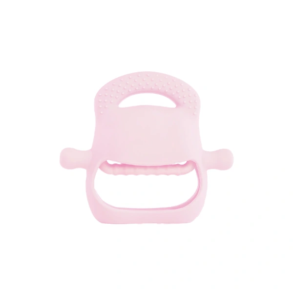 Pembe Bebek Silikon Diş Kaşıyıcı ( Lisinya )