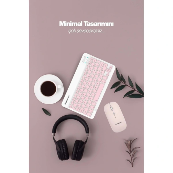 Pembe Kablosuz Klavye Ve Mouse Seti ( Lisinya ) Pembe Kablosuz Klavye Ve Mouse Seti ( Lisinya )