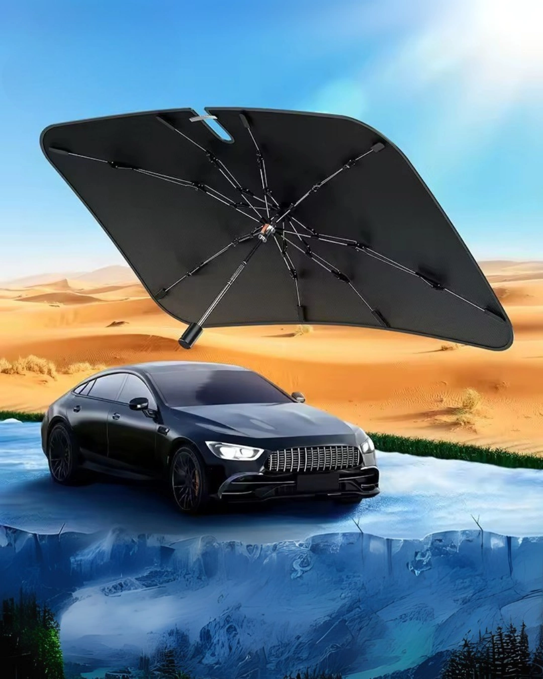 Peugeot 508, Hyundai Sonata, Citroen C5, Toyota Avensis, Fiat Egea Uyumlu Oto Şemsiye ( Lisinya )