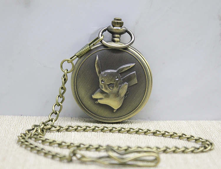 Pikachu Tasarımlı Köstekli Saat ( Lisinya )