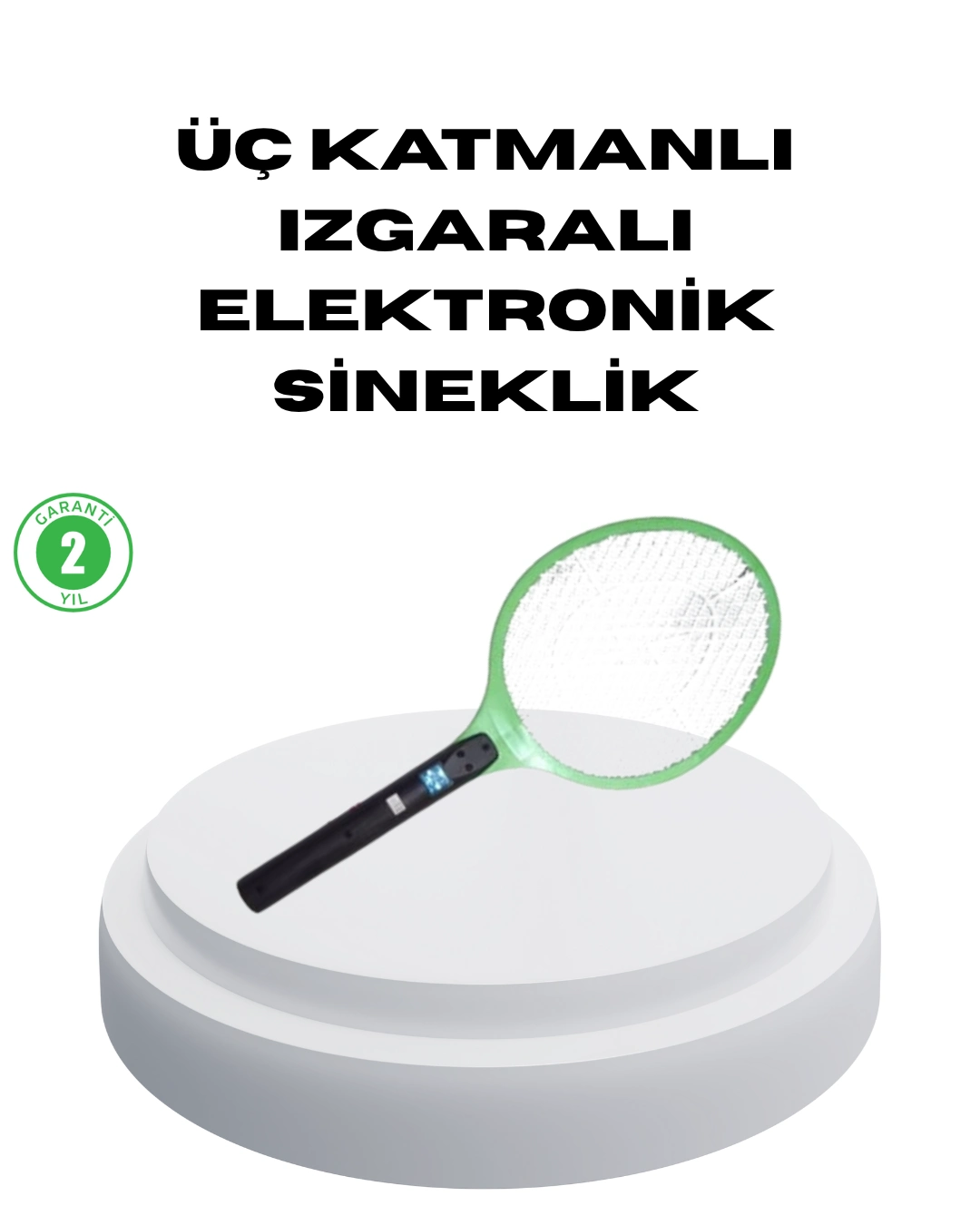 Pil İle Çalışan Elektronik Sinek Öldürücü – Çocuk Ve Evcil Hayvan Dostu Tasarım ( Lisinya )