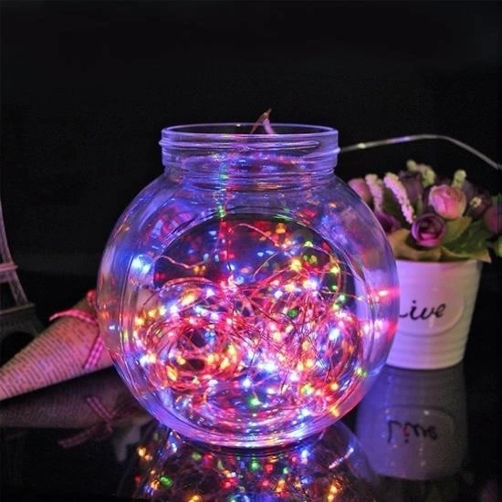 Pilli Renkli Peri Led Işık Dekoratif Aydınlatma 5 Metre Rgb Led ( Lisinya ) Pilli Renkli Peri Led Işık Dekoratif Aydınlatma 5 Metre Rgb Led ( Lisinya )