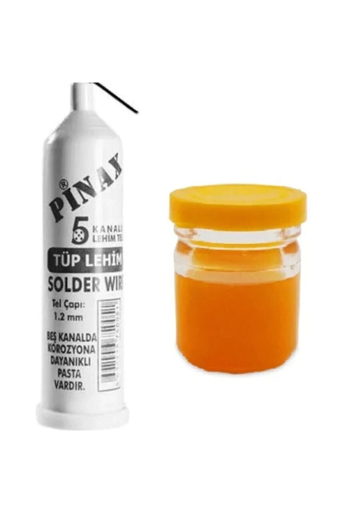 Pinax Tüp Lehim Teli 25 Gr 1.2mm + Lehim Pastası - 40gr ( Lisinya )