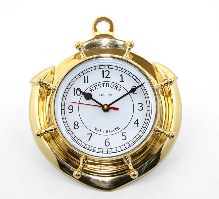 Pirinç Çapalı Duvar Saati ( Lisinya ) Pirinç Çapalı Duvar Saati ( Lisinya )