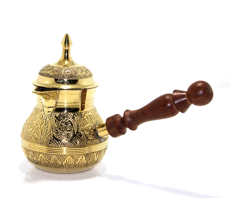 Pirinç Cezve 6'' İnç ( Lisinya ) Pirinç Cezve 6'' İnç ( Lisinya )