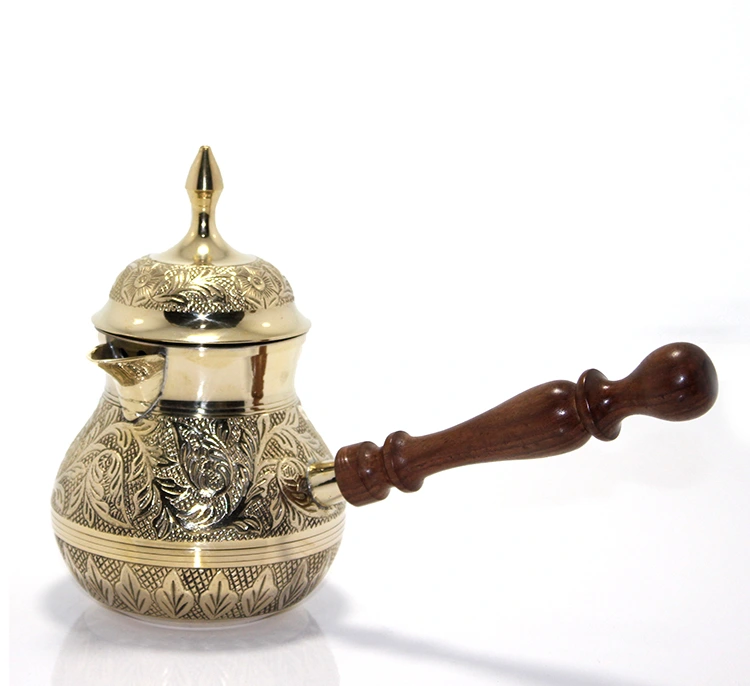 Pirinç Cezve 6.5'' İnç ( Lisinya ) Pirinç Cezve 6.5'' İnç ( Lisinya )