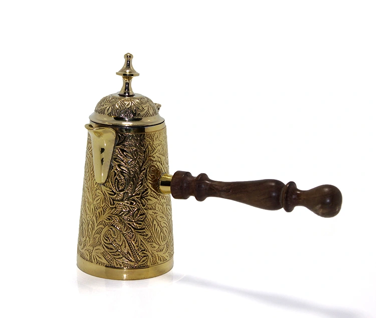 Pirinç Cezve 7.5'' İnç ( Lisinya ) Pirinç Cezve 7.5'' İnç ( Lisinya )