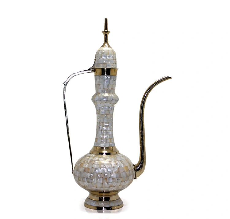 Pirinç Sedefli İbrik 55 Cm ( Lisinya ) Pirinç Sedefli İbrik 55 Cm ( Lisinya )