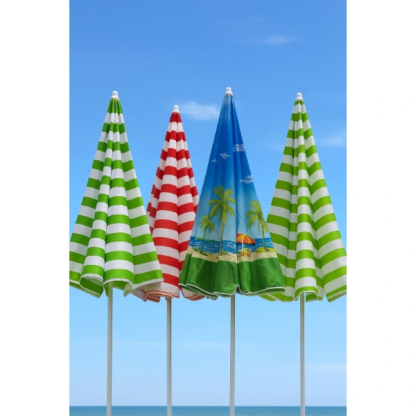 Plaj Şemsiyesi 240 Cm Büyük Boy ( Lisinya )