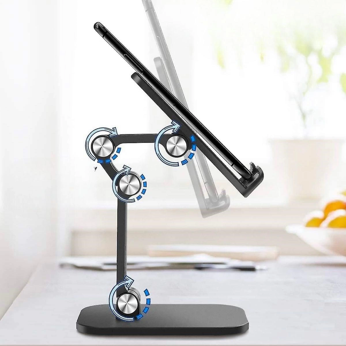 Plastik Ayarlanabilir Kaydırmaz Taban Telefon Tablet Standı ( Lisinya )