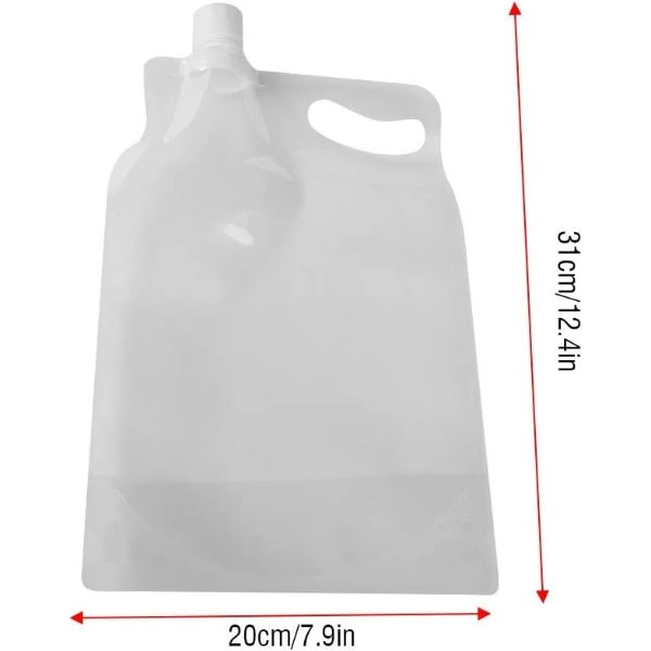 Plastik Kapaklı Su Torbası 1 Litre ( Lisinya )