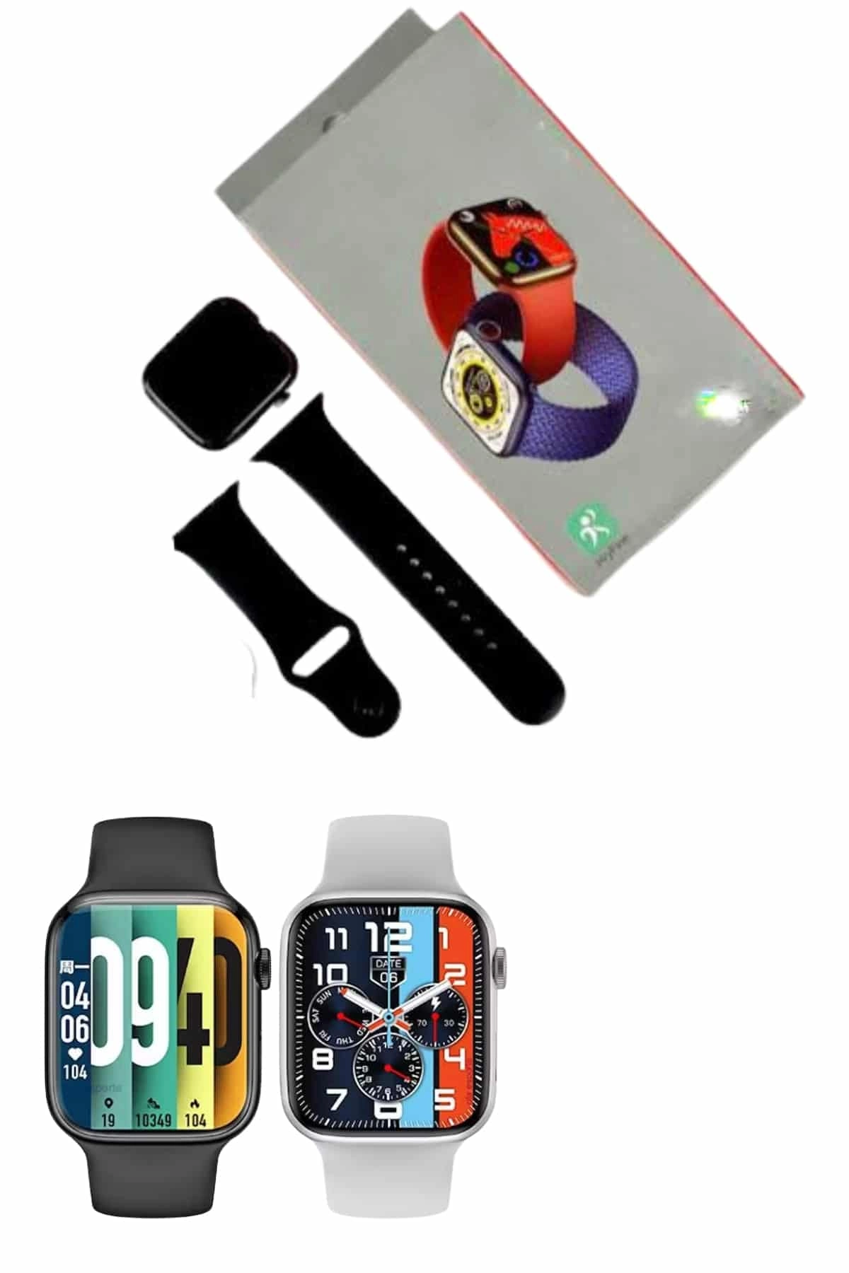 Plastik Kordonlu Kalp Atışı Uyku Takibi Ve Çağrı Cevaplayabilen Akıllı Saat ( Lisinya )