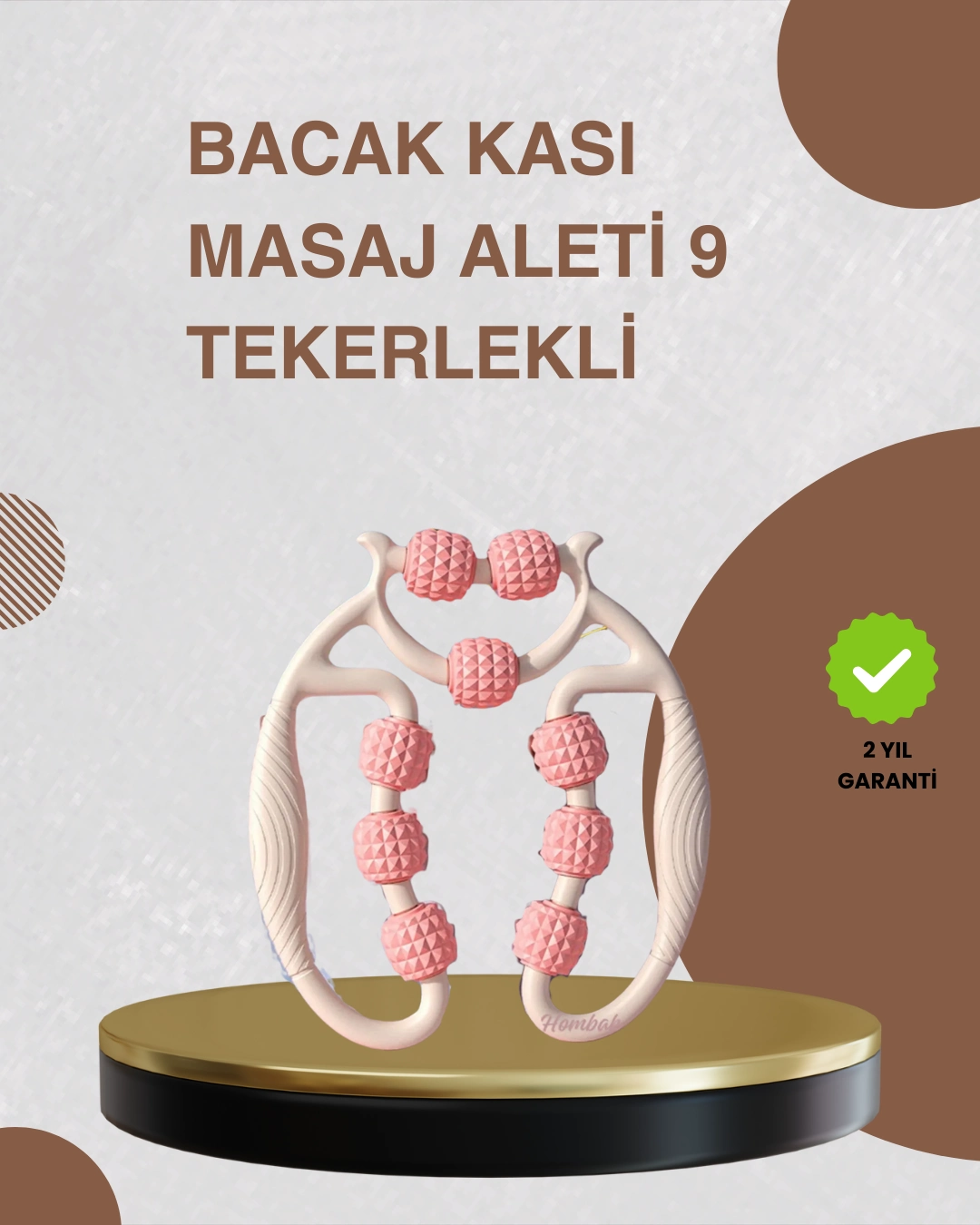 Plastik Masaj Aleti Derin Doku Kas Gevşetici Rulo ( Lisinya )