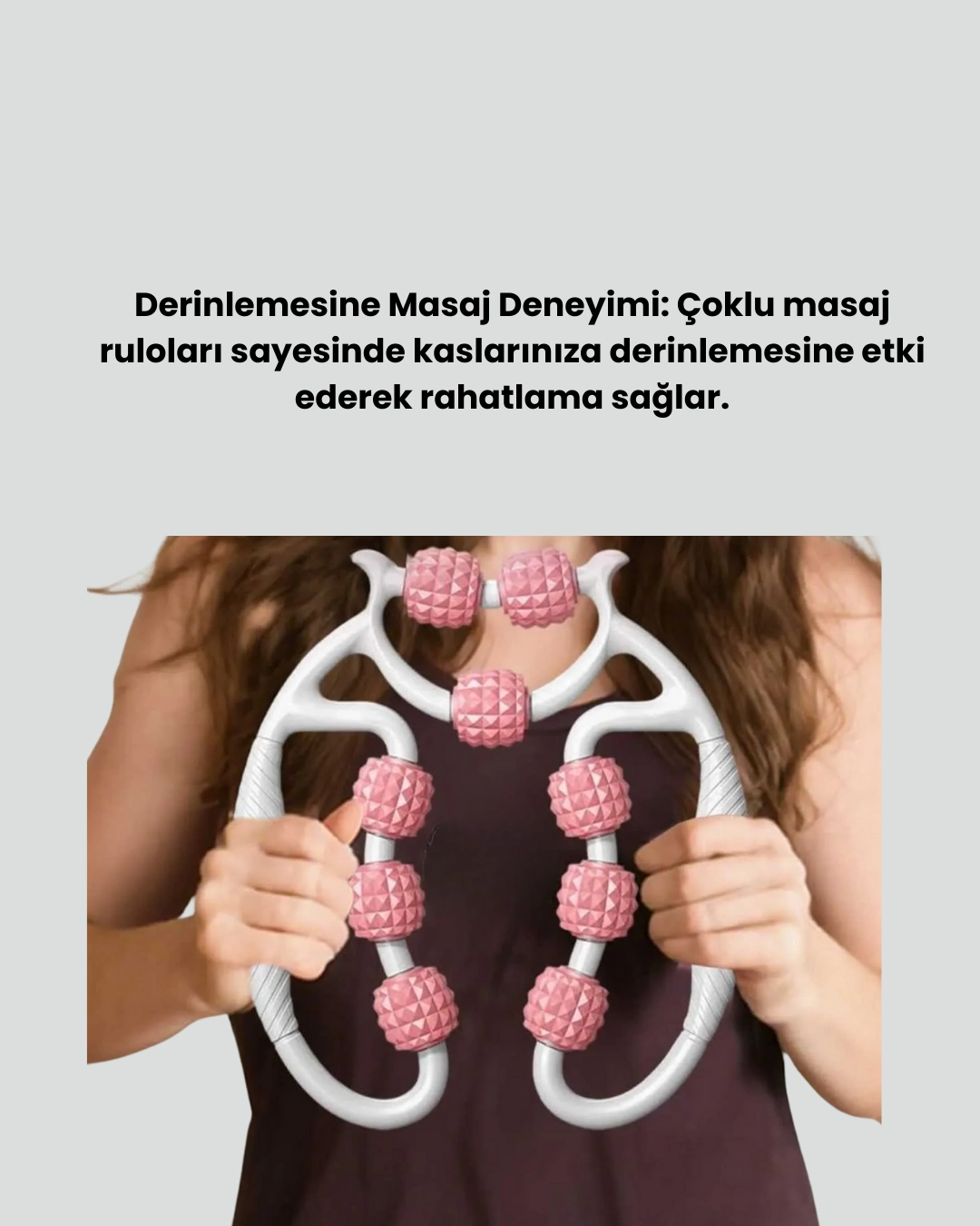 Plastik Masaj Aleti Derin Doku Kas Gevşetici Rulo ( Lisinya )