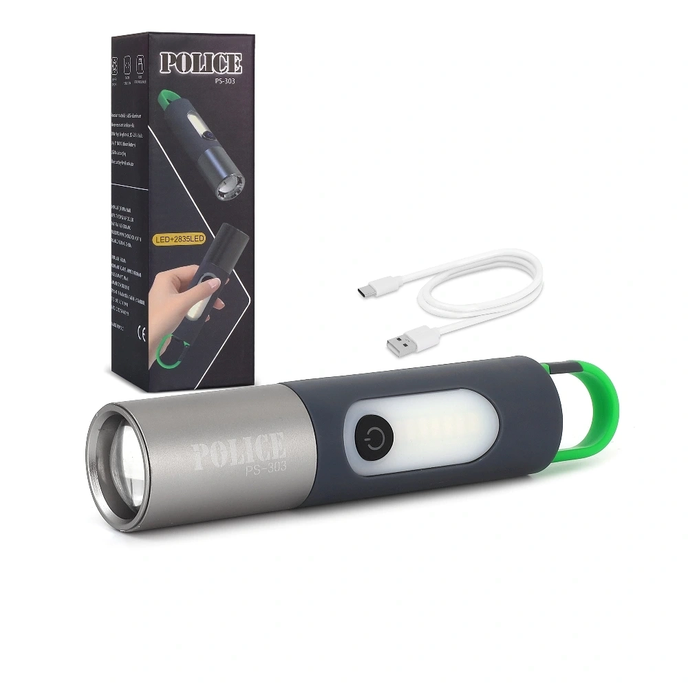 Police Ps-303 Şarjlı El Feneri ( Lisinya ) Police Ps-303 Şarjlı El Feneri ( Lisinya )