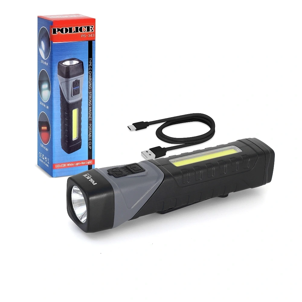 Police Ps-343 Şarjlı El Feneri ( Lisinya ) Police Ps-343 Şarjlı El Feneri ( Lisinya )