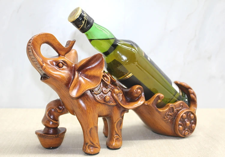 Polyester Fil Figürü Şaraplık ( Lisinya ) Polyester Fil Figürü Şaraplık ( Lisinya )