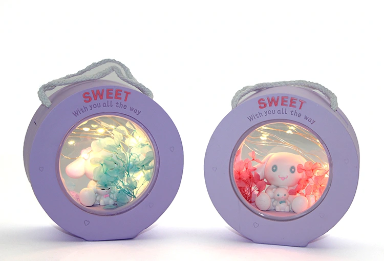 Polyester Hello Kitty Cinnamoroll Masa Üstü Lamba ( Lisinya )