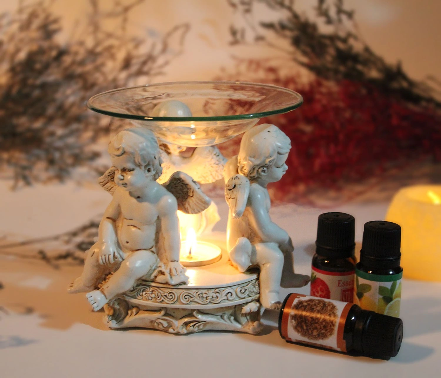 Polyester Melekli Buhurdanlık Model 3 ( Lisinya ) Polyester Melekli Buhurdanlık Model 3 ( Lisinya )