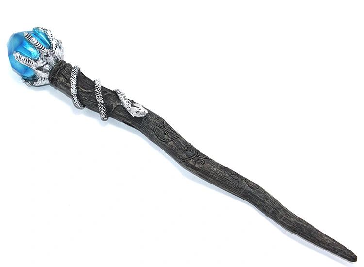 Polyester Sihirli Asa Model 3 Mavi Detaylı ( Lisinya ) Polyester Sihirli Asa Model 3 Mavi Detaylı ( Lisinya )