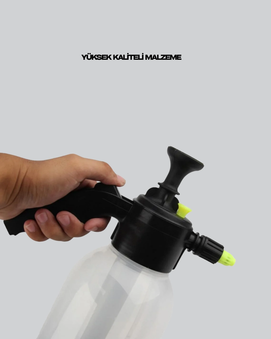 Pompalı Köpük Püskürtücü 2 Litre Dayanıklı Manuel Basınçlı Yıkama Şişesi ( Lisinya )