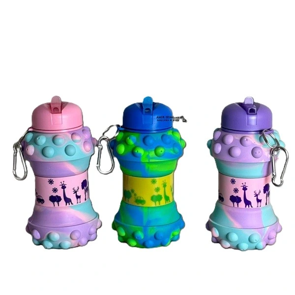 Pop-ıt Detaylı Akordiyon Su Şişesi ( Lisinya ) Pop-ıt Detaylı Akordiyon Su Şişesi ( Lisinya )