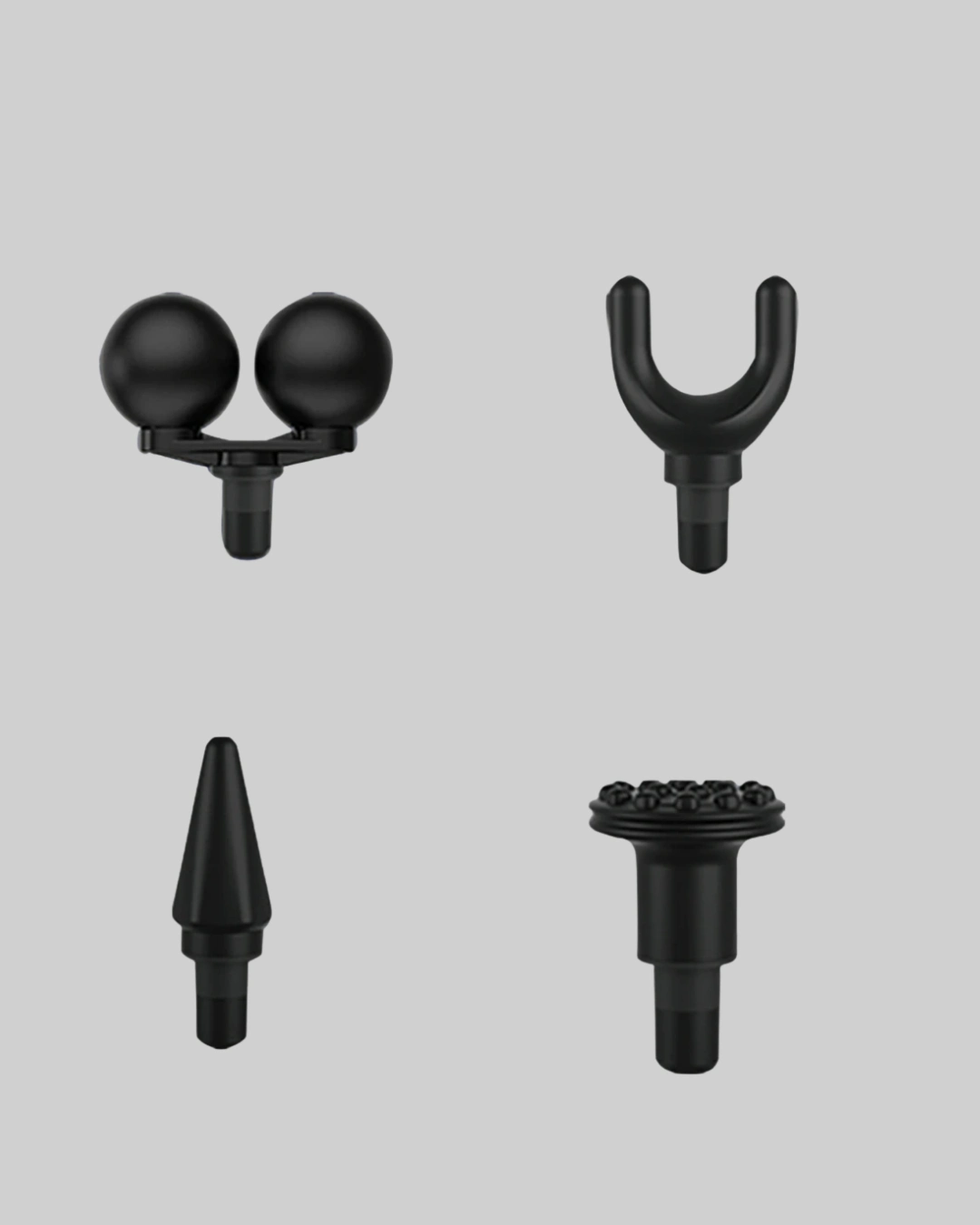 Portatif Şarjlı Masaj Tabancası 4 Başlık Derin Doku Masaj Aleti ( Lisinya )