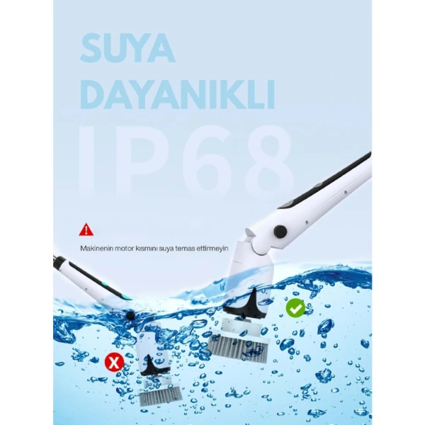 Portatif Şarjlı Temizleme Fırçası ( Lisinya )