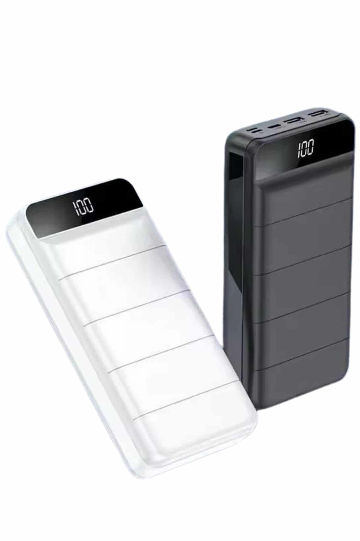 Powerbank 50.000 Mah Dijital Göstergeli Taşınabilir 4 Portlu Hızlı Powerbank ( Lisinya )