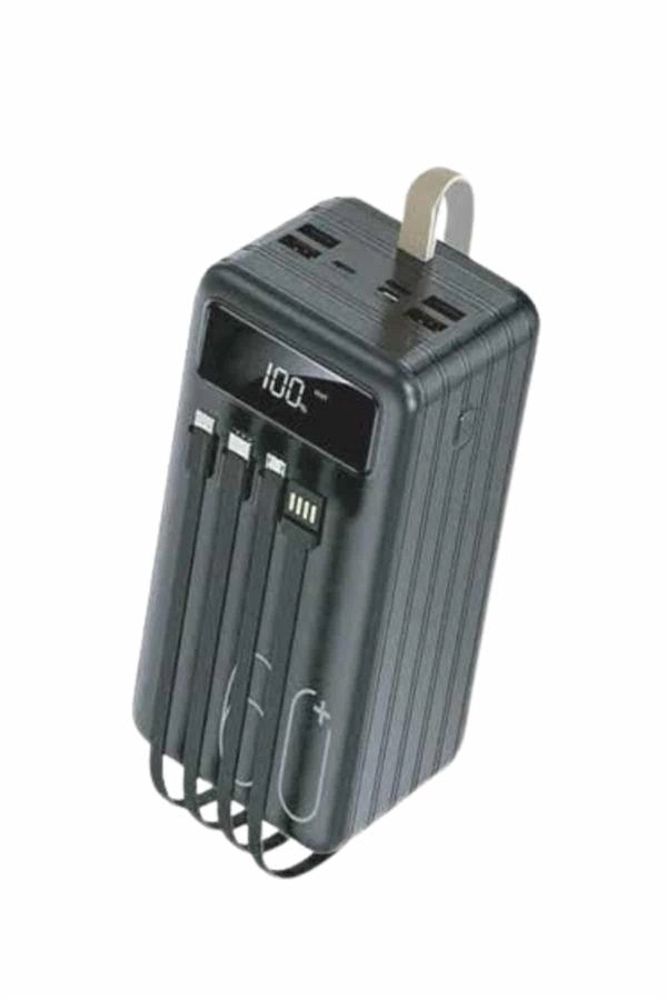 Powerbank 60.000 Mah Taşınabilir Şarj Hızlı El Fenerli Dijital Göstergeli ( Lisinya )