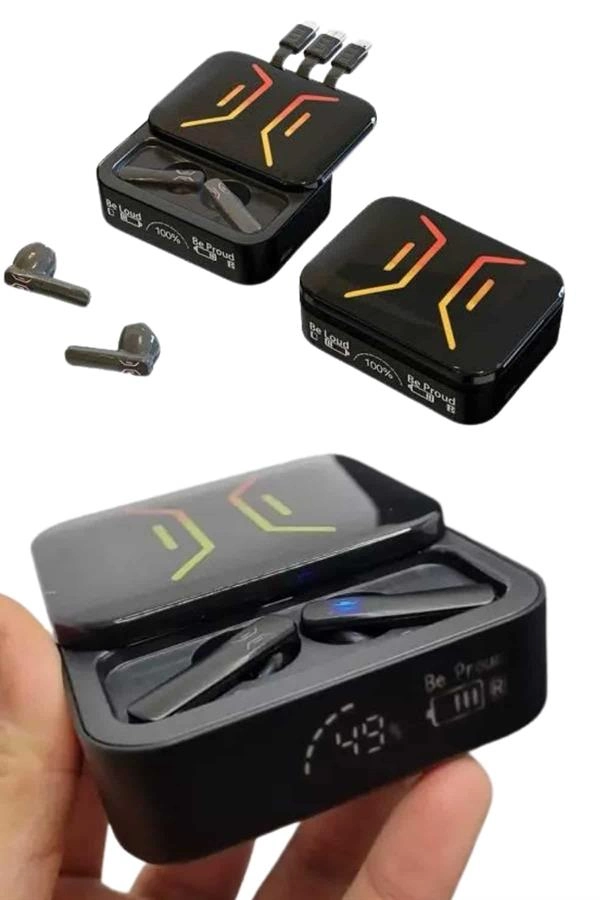 Powerbank Bluetooth Kulaklık  Kulaklığı Yüksek Ses Kaliteli ( Lisinya )