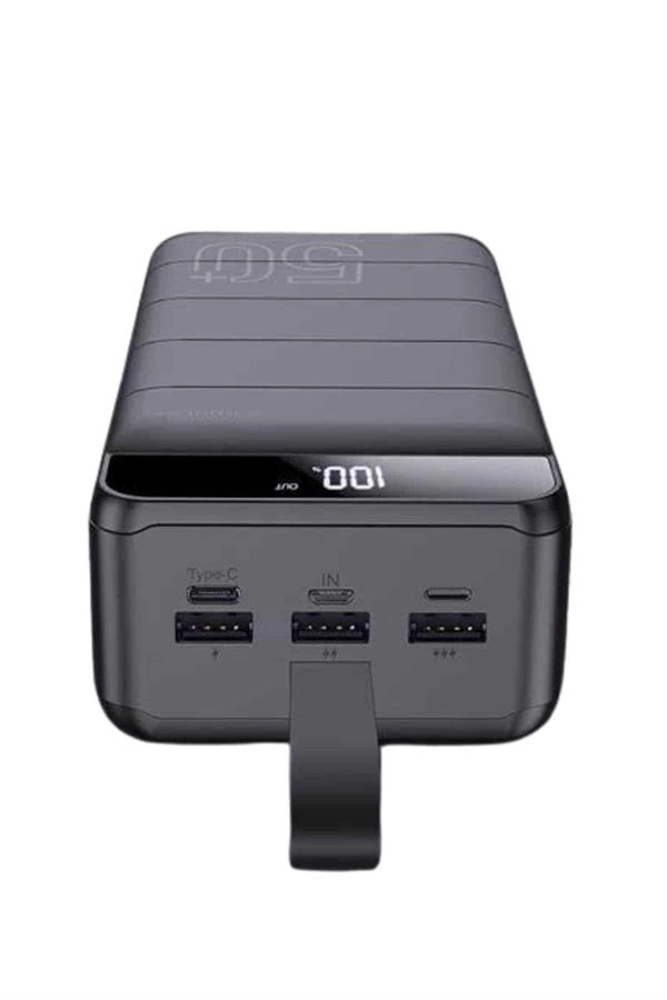 Powerbank Çoklu Şarj Girişi 50.000 Mah Taşınabilir Dijital Göstergeli ( Lisinya )