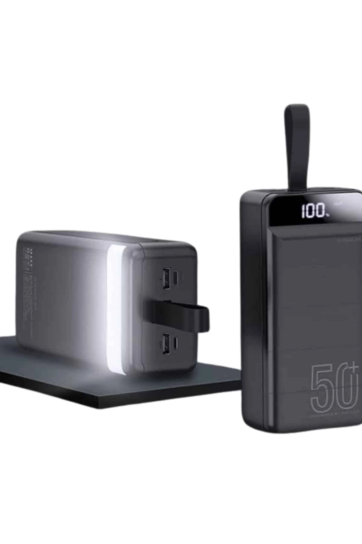 Powerbank Çoklu Şarj Girişi 50.000 Mah Taşınabilir Dijital Göstergeli ( Lisinya )