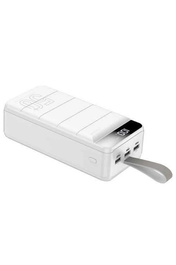 Powerbank Çoklu Şarj Girişi 50.000 Mah Taşınabilir Dijital Göstergeli ( Lisinya )