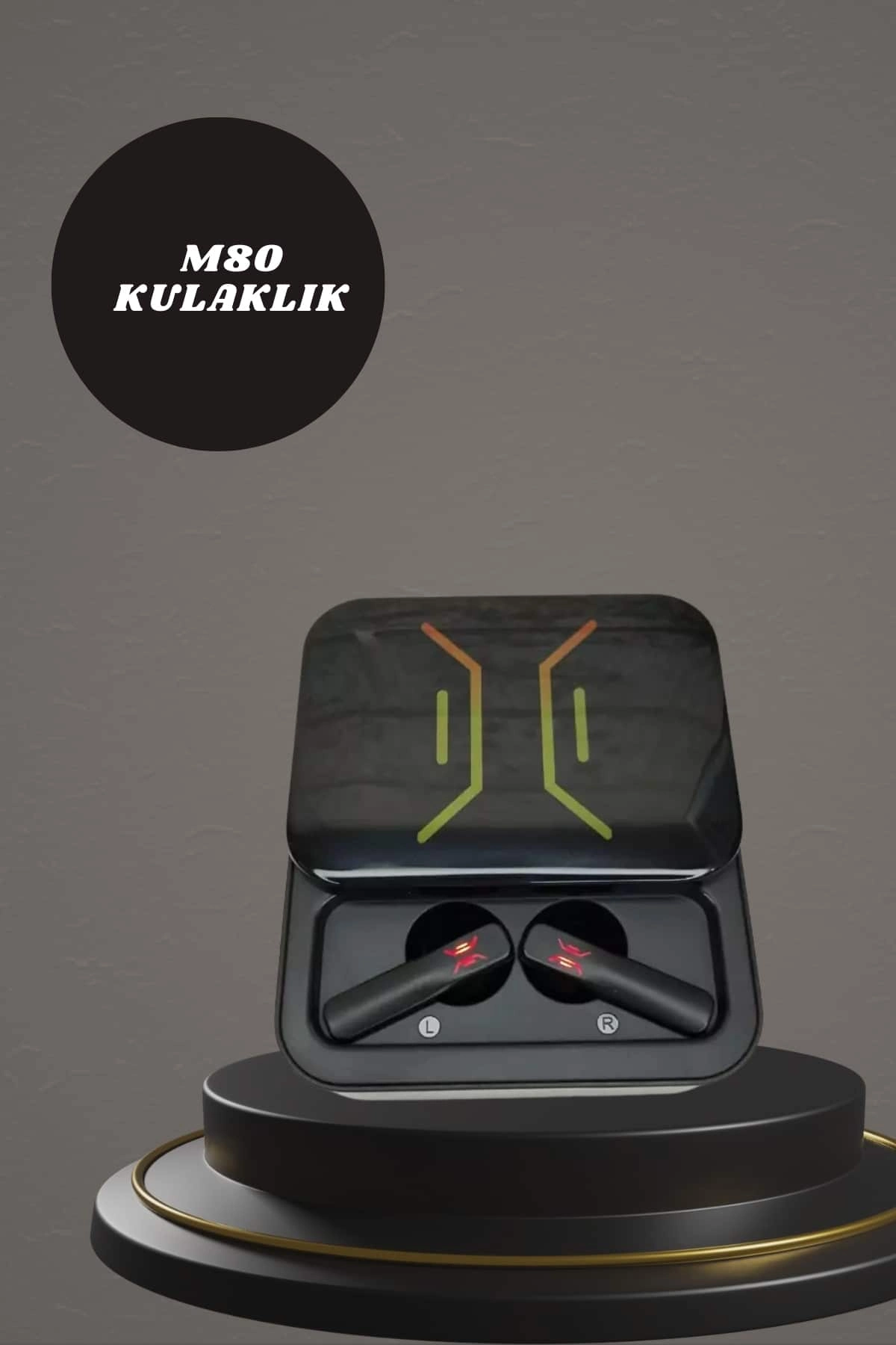 Powerbank Kulaklık Ve 7 Kordonlu Akıllı Saat Çoklu Şarj Girişi Bluetooth Bağlantılı ( Lisinya )
