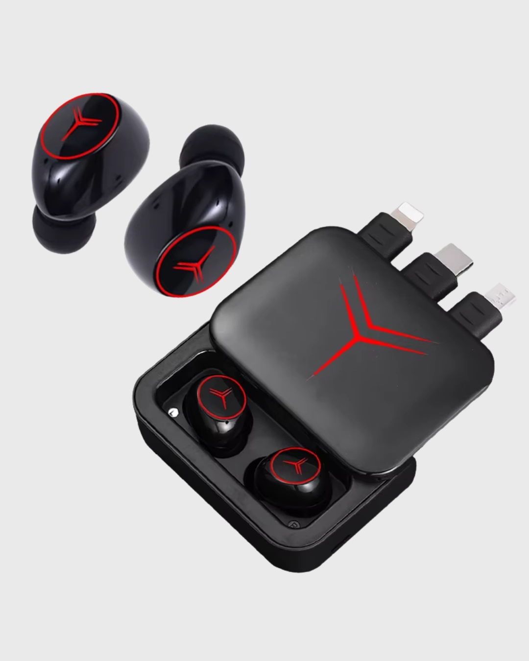 Powerbank Özellikli Bluetooth Kablosuz Kulaklık – Dokunmatik Kontrol, Uzun Pil Ömrü, Ergonomik Tasarım ( Lisinya )