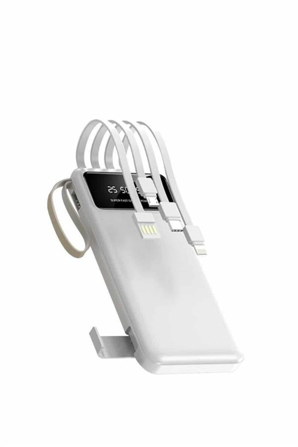 Powerbank Şarj Cihazı 4 Çıkışlı 20.000 Mah Powerbank Taşınabilir Çoklu Giriş ( Lisinya )