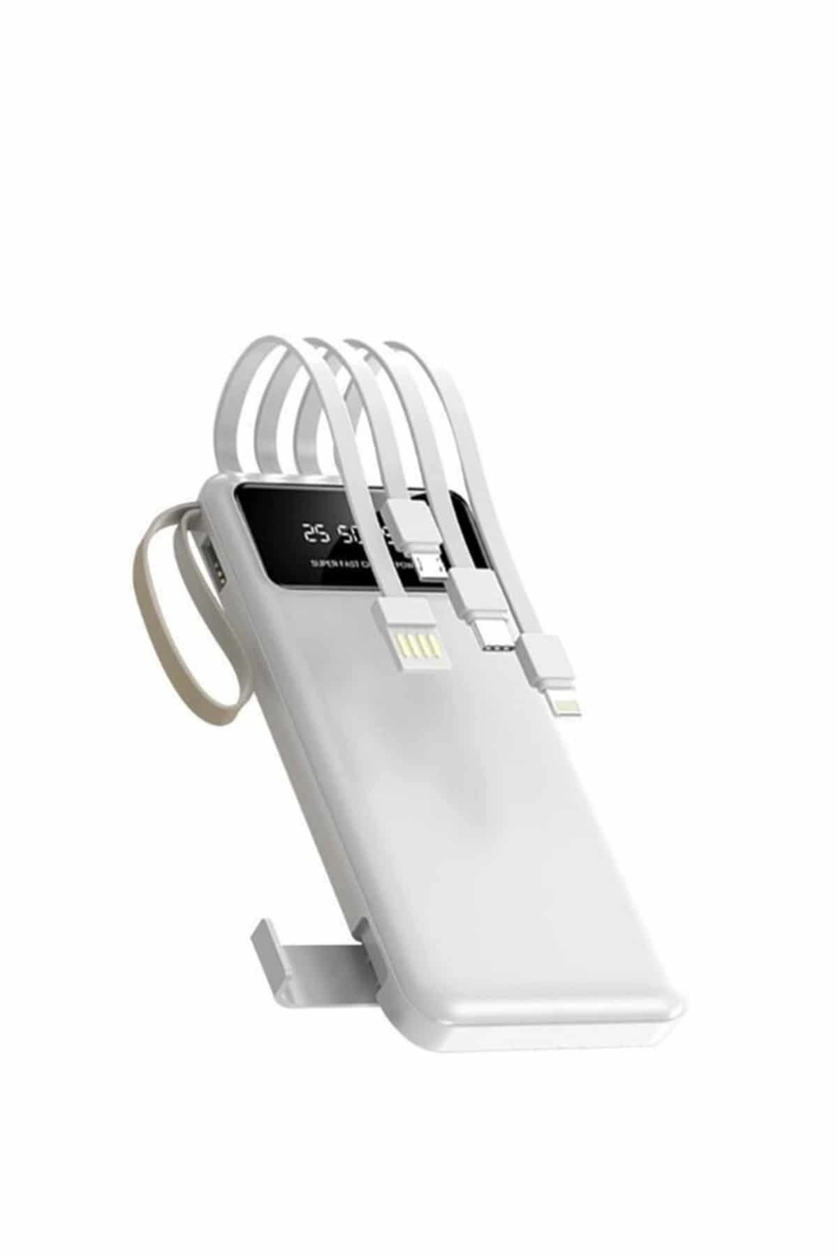 Powerbank Şarj Cihazı 4 Çıkışlı 20.000 Mah Powerbank Taşınabilir Çoklu Giriş ( Lisinya )