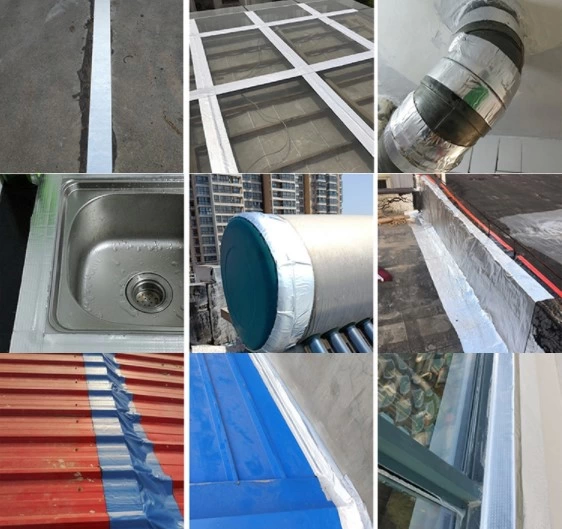 Pratik 5 Metre X 10cm Çamur Bant Alüminyum İzolasyon Tamir Çatlak Bantı ( Lisinya )