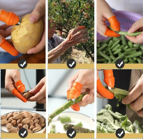 Pratik Baş Parmak Sebze Kesme Ayıklayıcı Erkek L Set ( Lisinya ) Pratik Baş Parmak Sebze Kesme Ayıklayıcı Erkek L Set ( Lisinya )