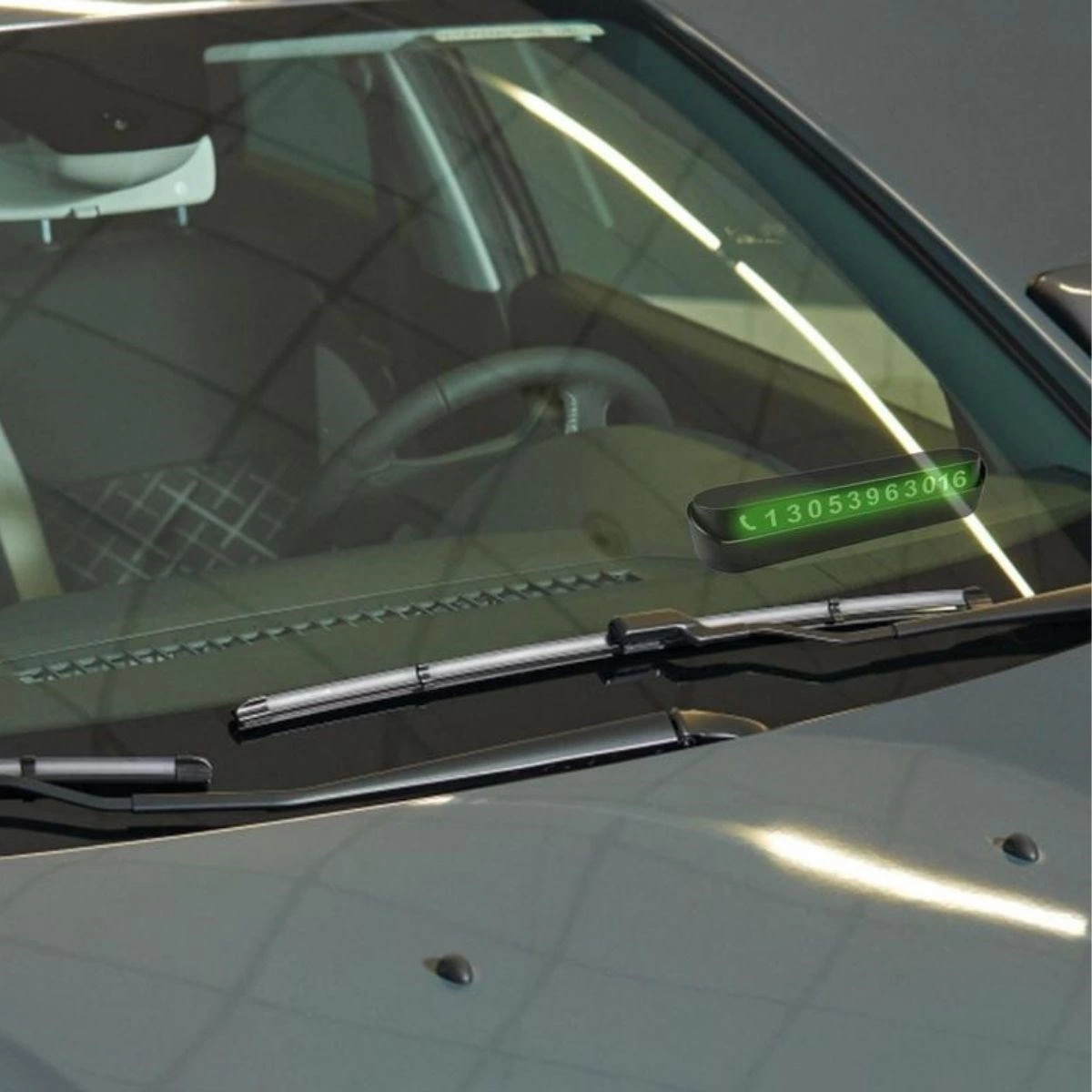 Pratik Fosforlu Telefon Numarası Yamzak İçin Araç İçi Oto Numaratör Numaralık ( Lisinya )