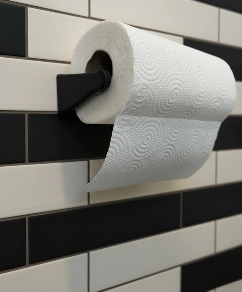 Pratik Kağıt Havlu Tutucu Duvar Tipi Peçete Askısı ( Lisinya )