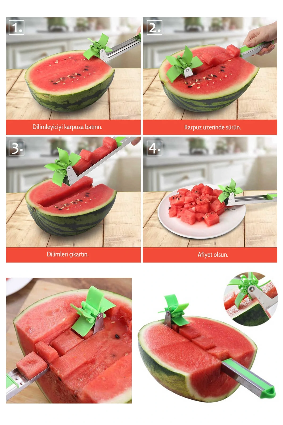 Pratik Karpuz Dilimleyici ( Lisinya ) Pratik Karpuz Dilimleyici ( Lisinya )