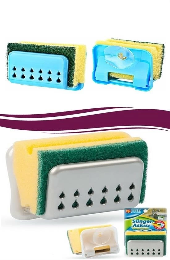 Pratik Mutfak Lavabo Vantuzlu Bulaşık Süngeri Askısı Aparatı ( Lisinya ) Pratik Mutfak Lavabo Vantuzlu Bulaşık Süngeri Askısı Aparatı ( Lisinya )