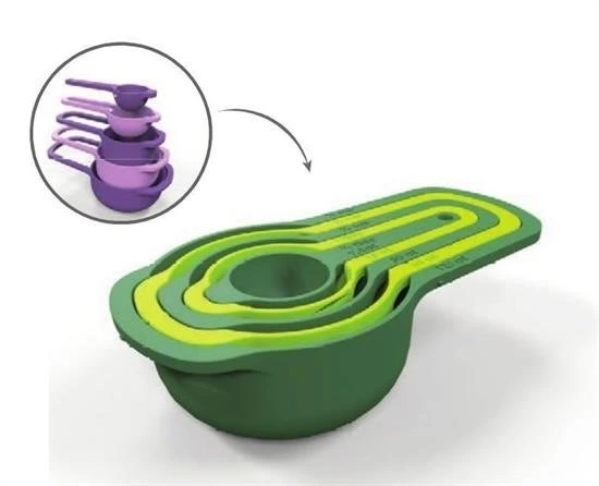 Pratik Ölçü Kaşığı Kabı 5li Şeker Baharat Sıvı Ölçer Aparat ( Lisinya ) Pratik Ölçü Kaşığı Kabı 5li Şeker Baharat Sıvı Ölçer Aparat ( Lisinya )
