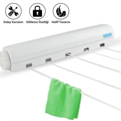 Pratik Çamaşır Kurutma Portatif Yeni Nesil Çek As Kolay Askılık 4 İpli Çamaşır Askılığı ( Lisinya ) Pratik Çamaşır Kurutma Portatif Yeni Nesil Çek As Kolay Askılık 4 İpli Çamaşır Askılığı ( Lisinya )