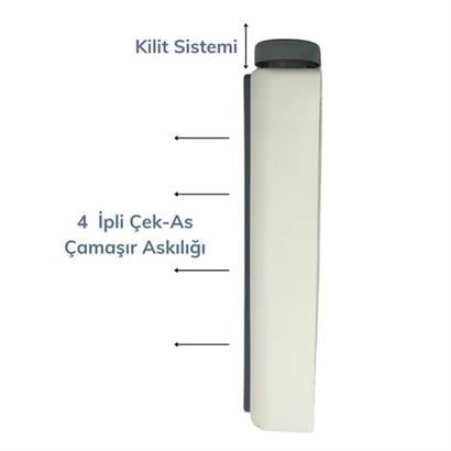 Pratik Çamaşır Kurutma Portatif Yeni Nesil Çek As Kolay Askılık 4 İpli Çamaşır Askılığı ( Lisinya ) Pratik Çamaşır Kurutma Portatif Yeni Nesil Çek As Kolay Askılık 4 İpli Çamaşır Askılığı ( Lisinya )