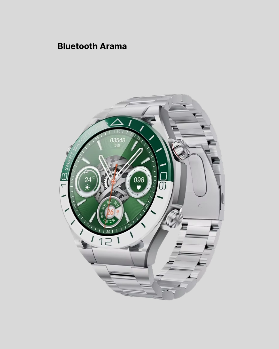 Premium Amoled Akıllı Saat Gps Harita Desteği Bluetooth Arama Sağlık Takipli ( Lisinya )