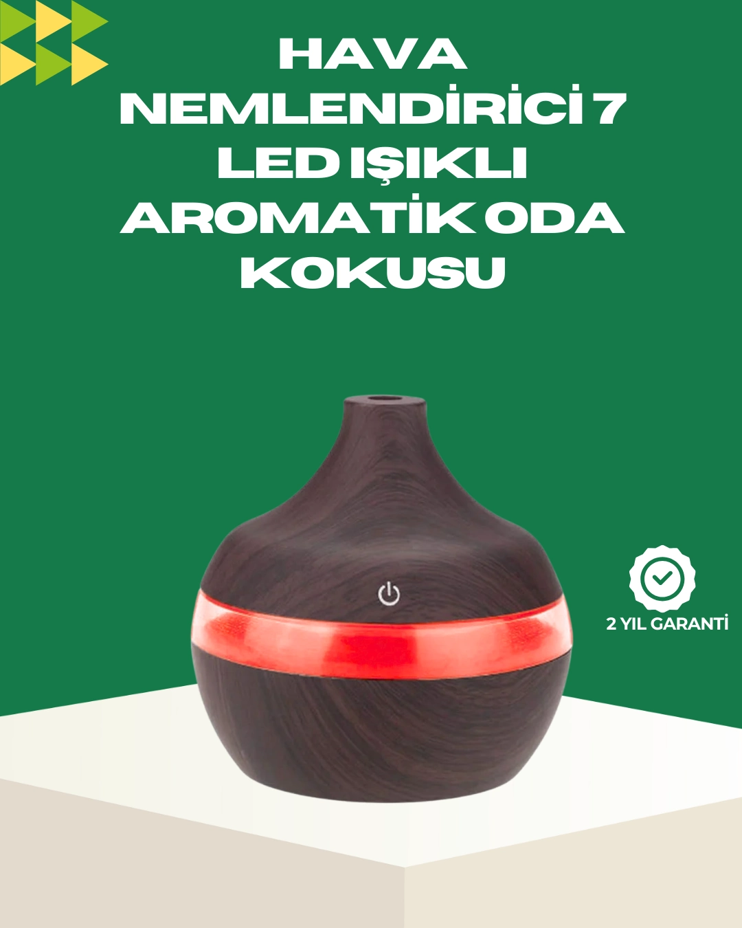 Prizden Çalışan Sessiz Ultrasonik Hava Nemlendirici Difüzör ( Lisinya )